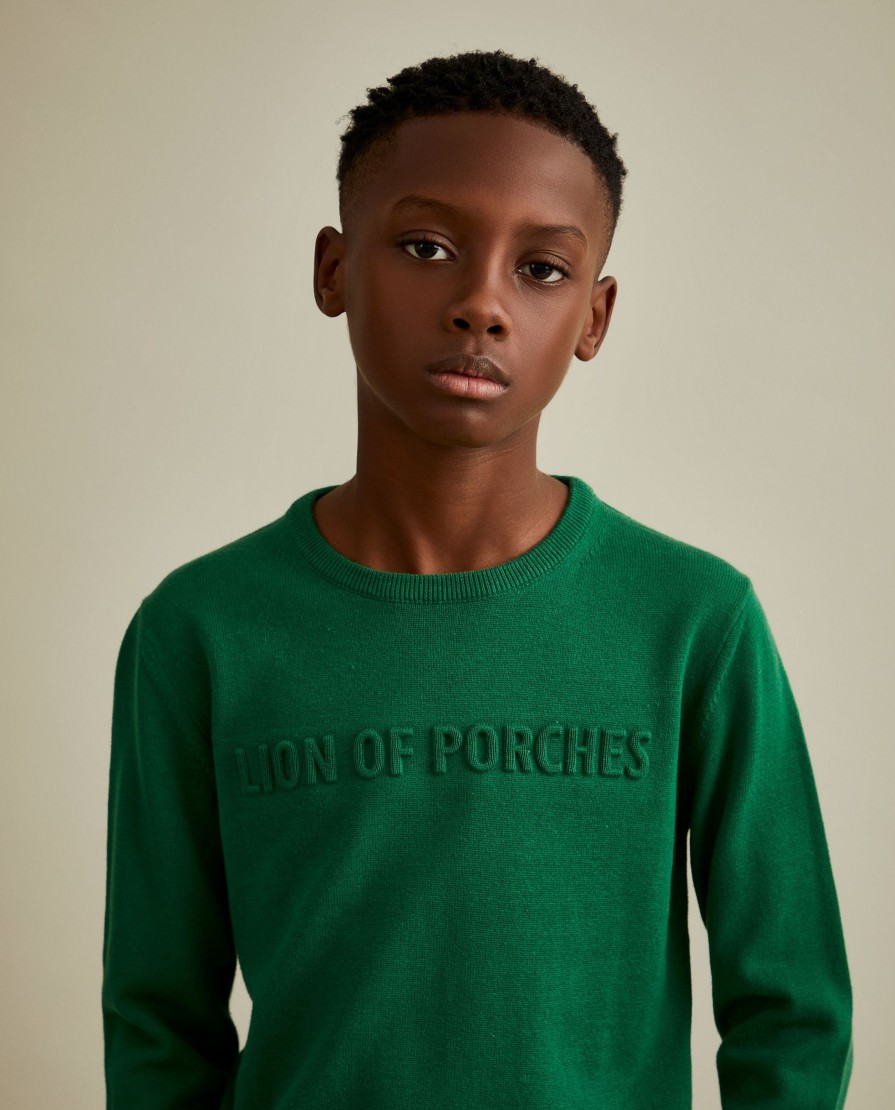 Lion Of Porches Camisolas | Camisola De Algodao Com Branding No Peito
