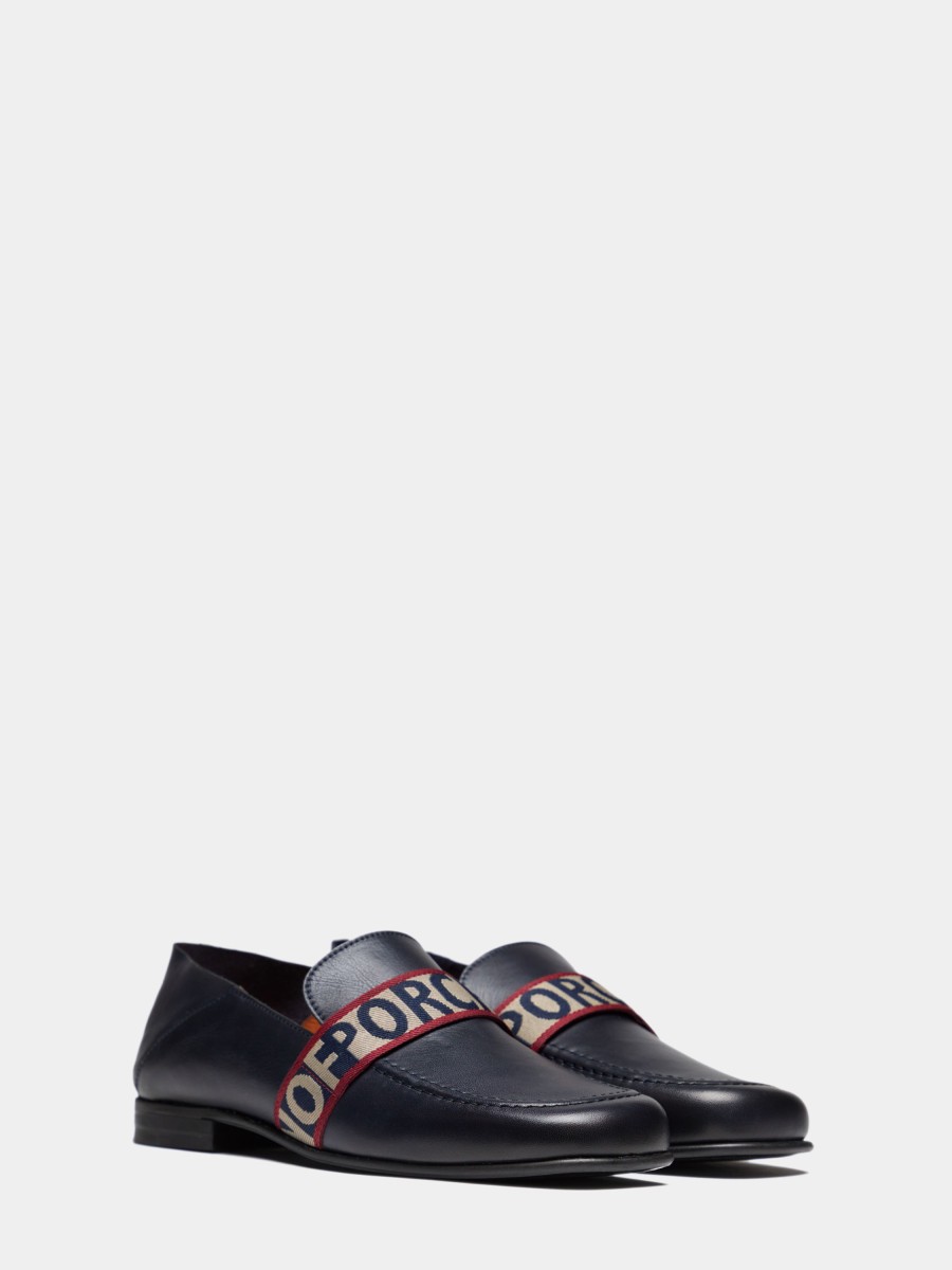 Lion Of Porches Sapatos | Mocassim Em Pele