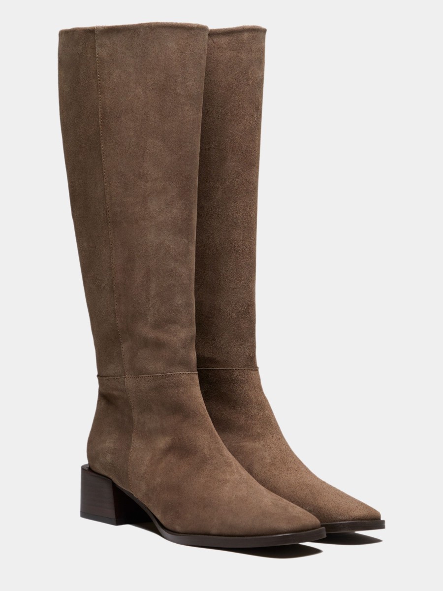 Lion Of Porches Botas | Botas De Cano Alto Com Tacao