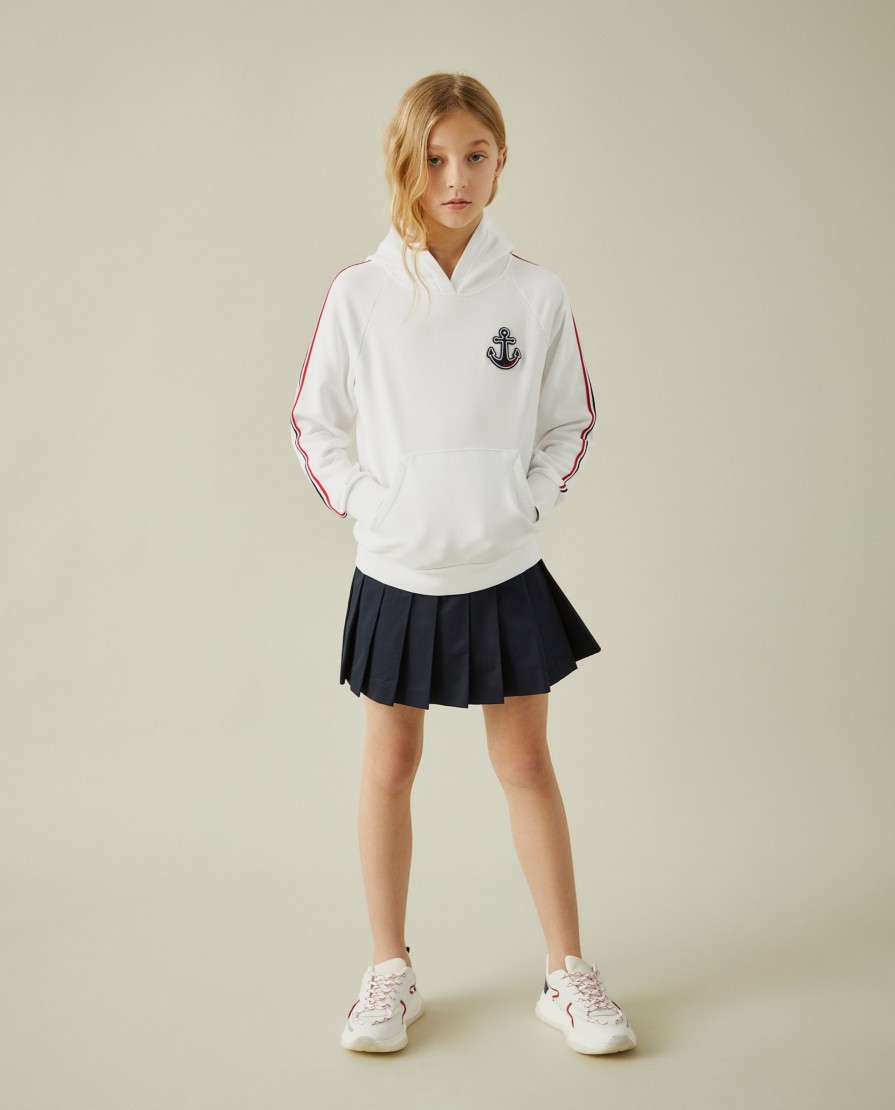 Lion Of Porches Camisolas | Sweater Com Capuz E Riscas Em Contraste