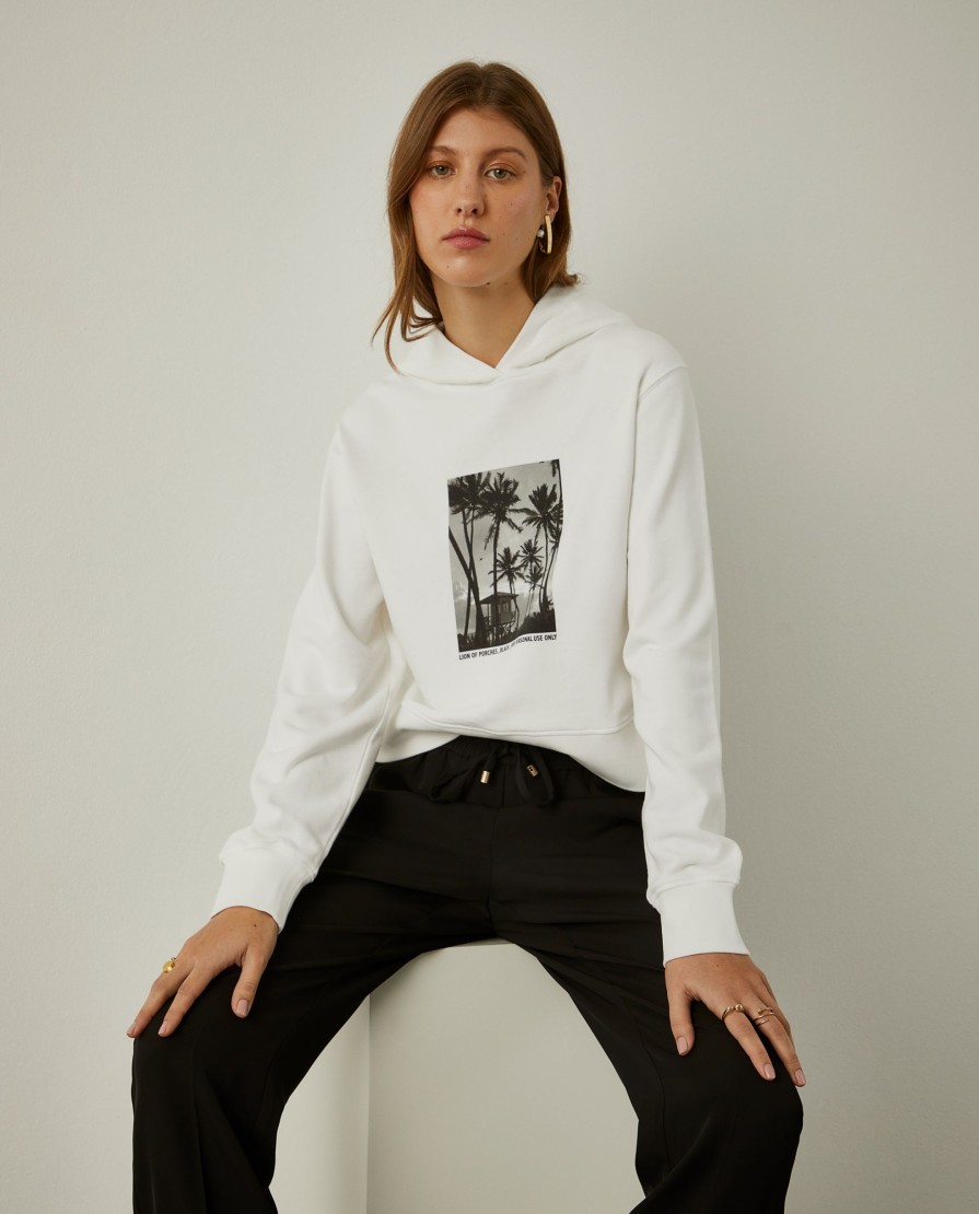 Lion Of Porches Sweats | Sweater Com Capuz E Estampado Tropical