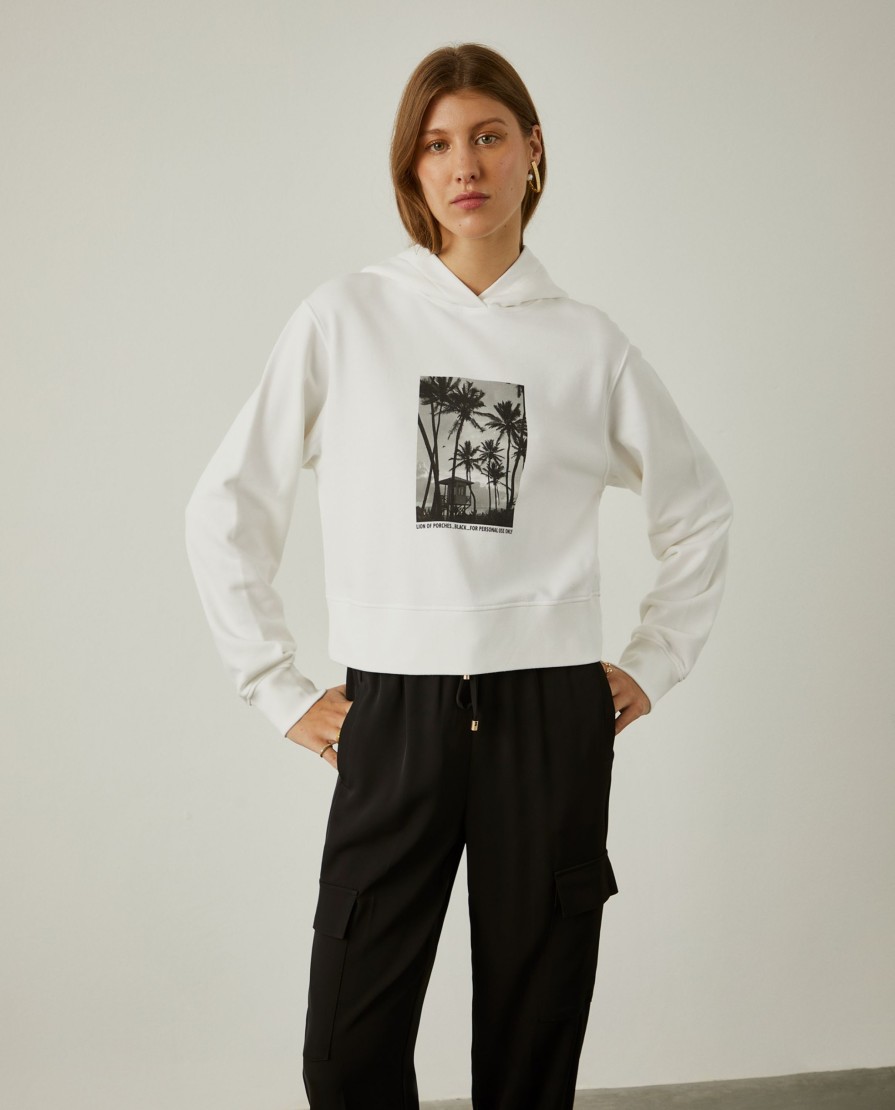 Lion Of Porches Sweats | Sweater Com Capuz E Estampado Tropical