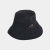 Lion Of Porches Bones E Chapeus | Panama Preto Com Aba Oversize