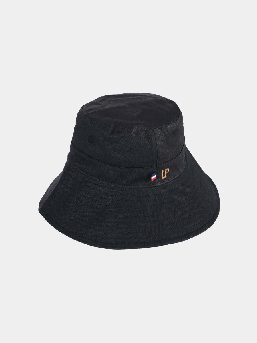 Lion Of Porches Bones E Chapeus | Panama Preto Com Aba Oversize