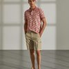 Lion Of Porches Calcas & Calcoes | Bermudas De Algodao Stretch Com Bolsos Laterais