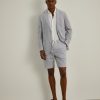 Lion Of Porches Blazers | Blazer De Riscas Slim Fit
