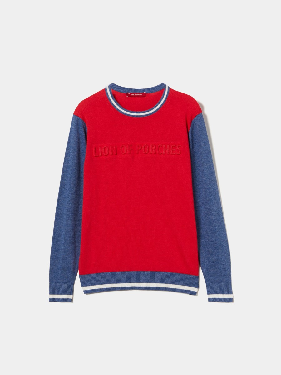Lion Of Porches Camisolas | Camisola Tricolor Com Logotipo