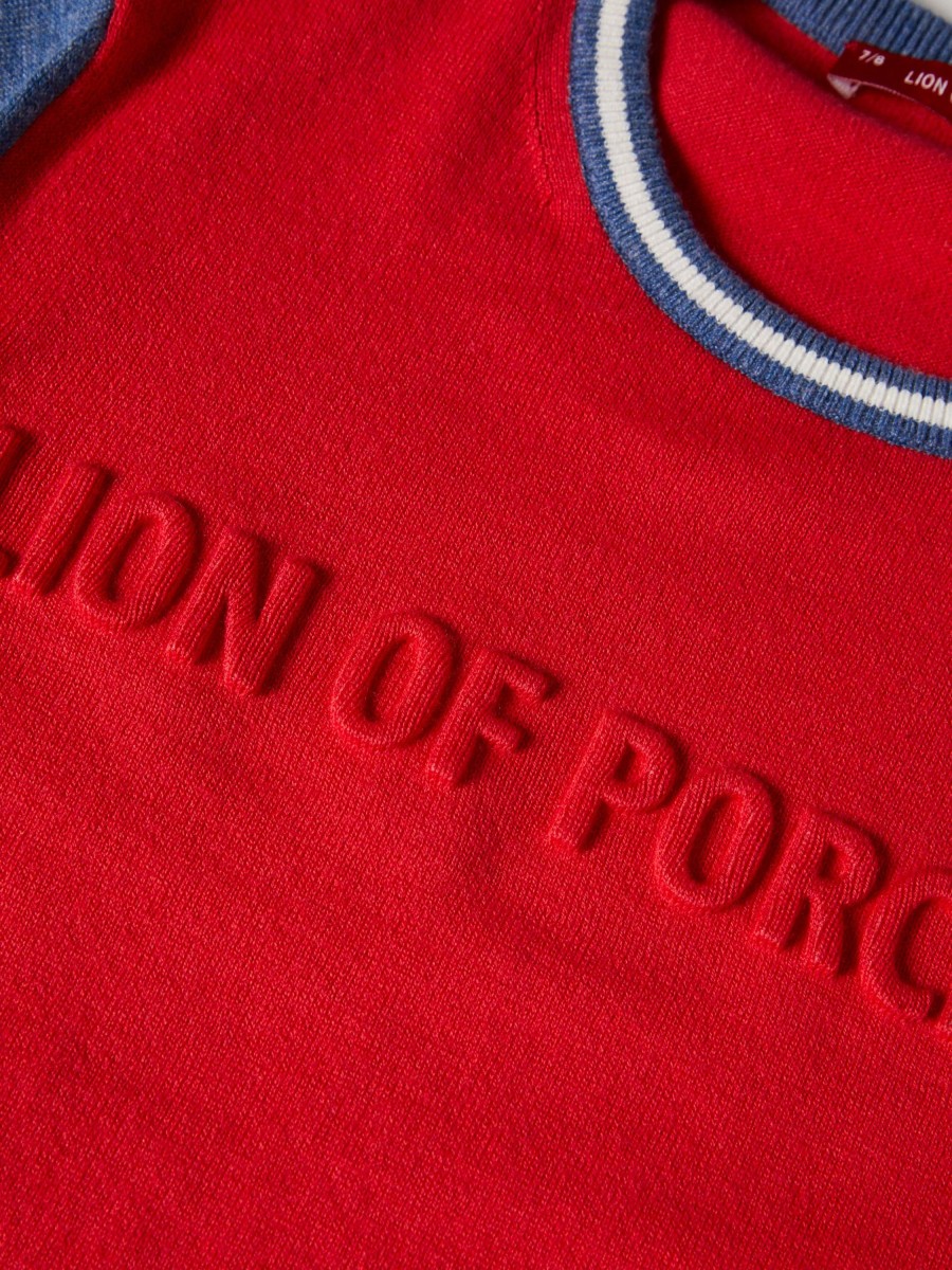 Lion Of Porches Camisolas | Camisola Tricolor Com Logotipo