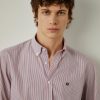 Lion Of Porches Regular Fit | Camisa De Riscas Regular Fit Em Popelina