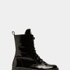 Lion Of Porches Botas | Botas De Verniz Com Cordoes