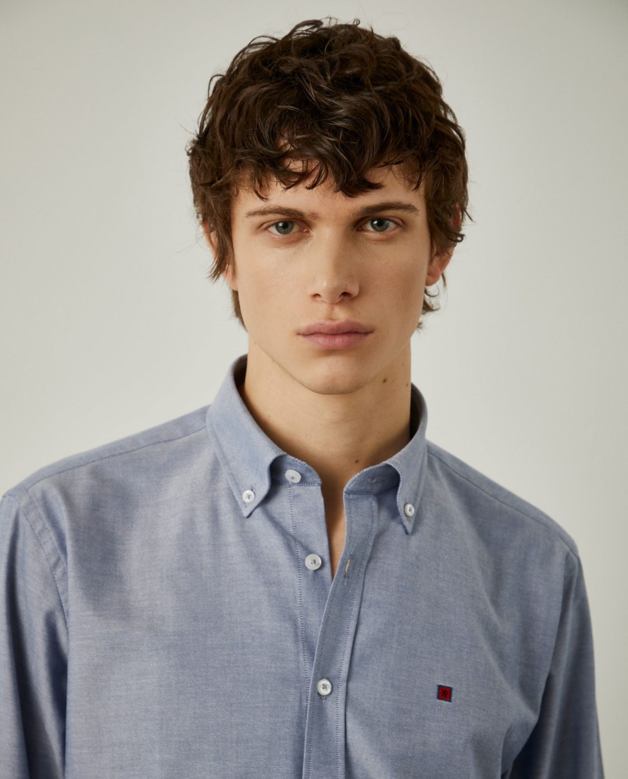 Lion Of Porches Regular Fit | Camisa Oxforf Lisa Regular Fit