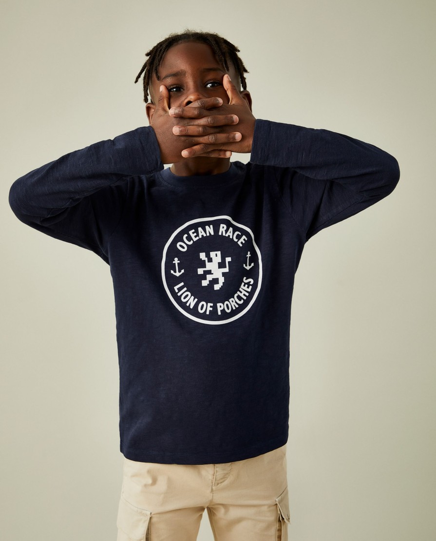 Lion Of Porches Camisolas | Camisola Com Estampado Em Contraste