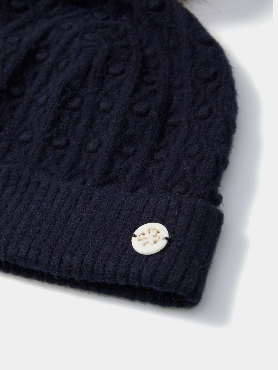 Lion Of Porches Bones E Chapeus | Gorro Em Malha Tricotada Com Pompom