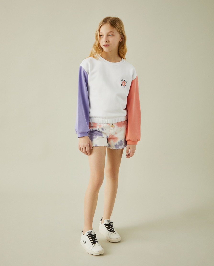 Lion Of Porches Camisolas | Sweater Colorblock Em Algodao