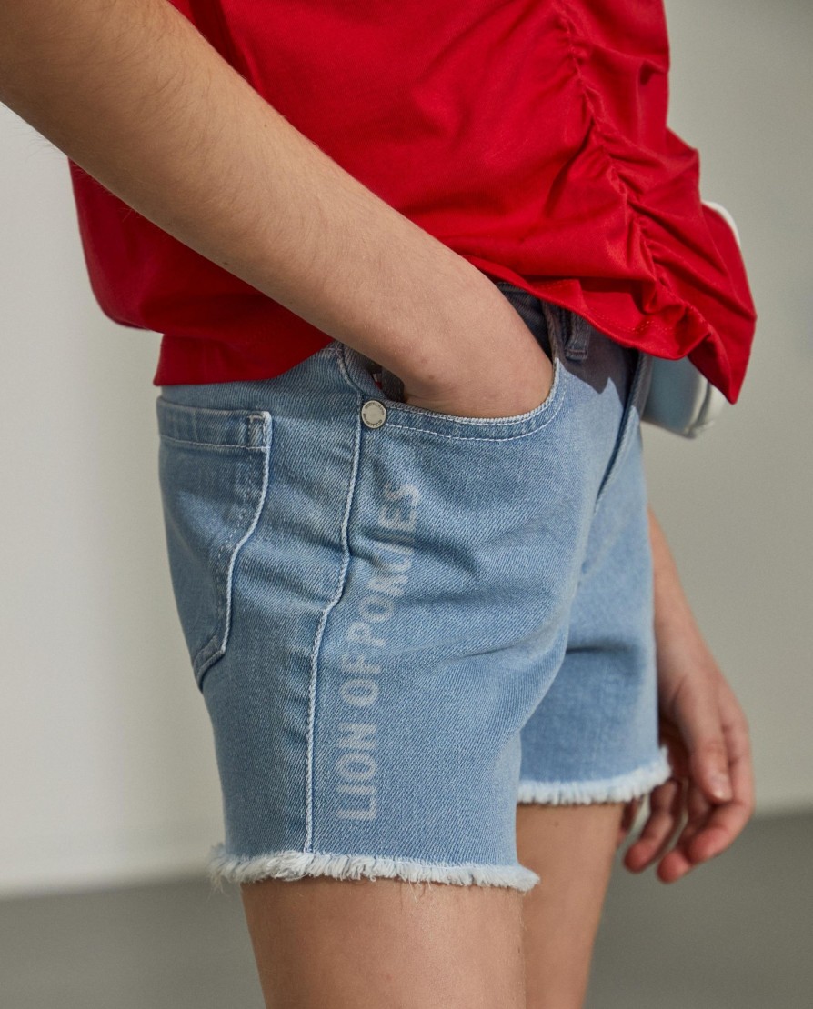 Lion Of Porches Saias & Calcoes | Calcoes Denim Com Estampado