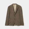 Lion Of Porches Blazers | Blazer Para Homem Slim Fit Com Padrao De Espinha E Bolsos