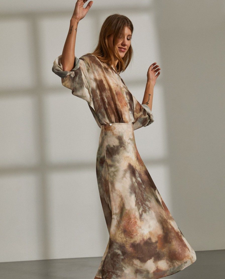 Lion Of Porches Saias | Saia Comprida Estampada