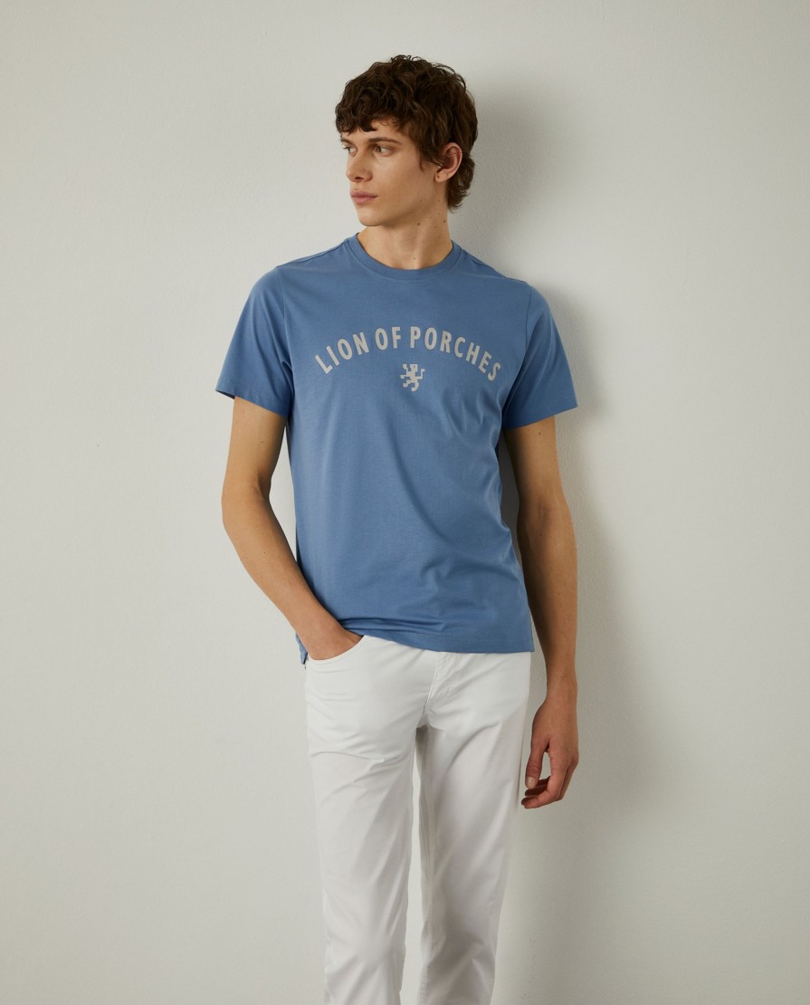 Lion Of Porches T-Shirts | T-Shirt De Algodao Com Logotipo No Peito