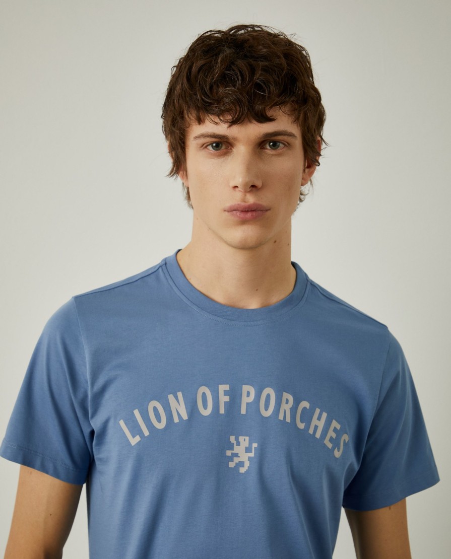 Lion Of Porches T-Shirts | T-Shirt De Algodao Com Logotipo No Peito