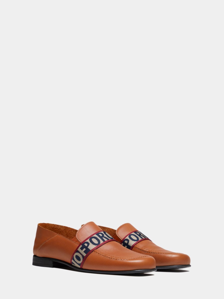 Lion Of Porches Sapatos | Mocassim Em Pele