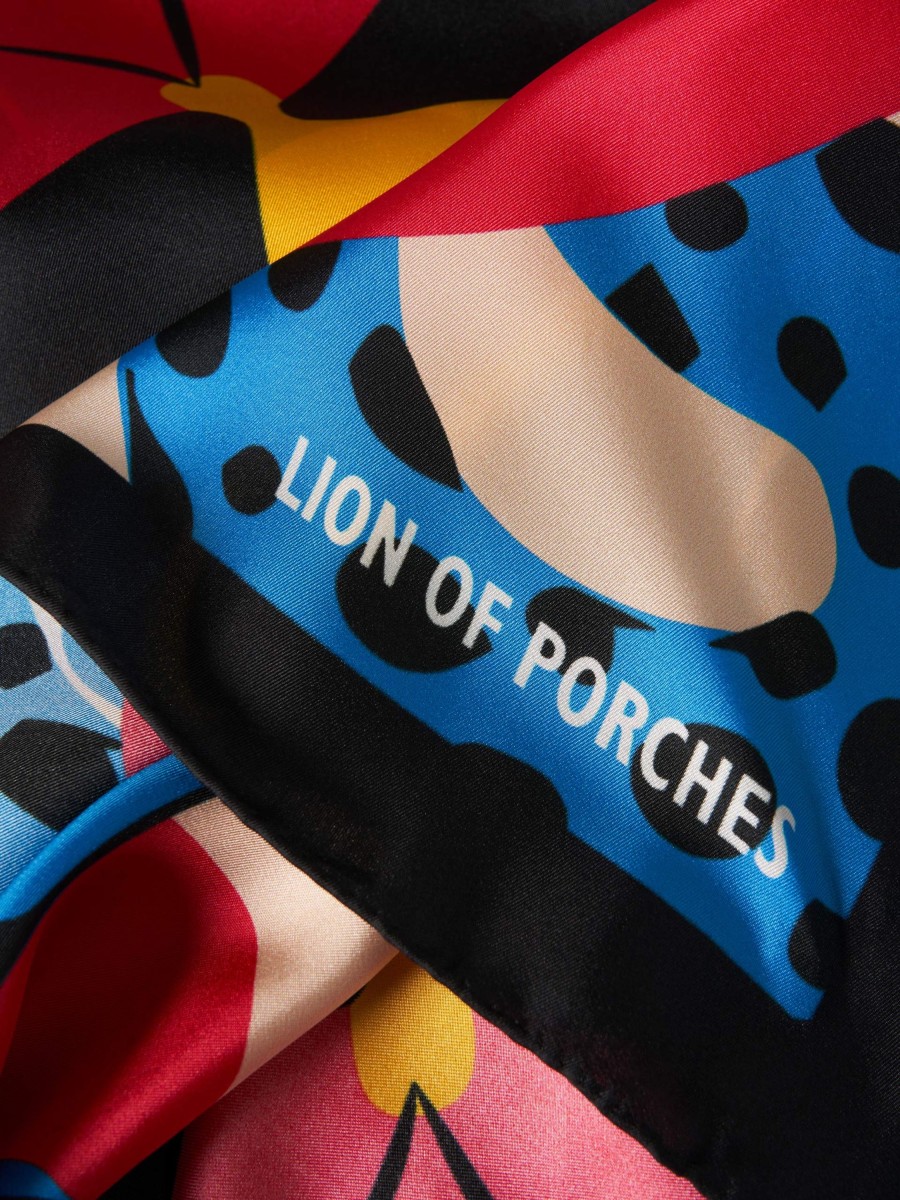 Lion Of Porches Lencos E Echarpes | Lenco Estampado Com Padrao Animal