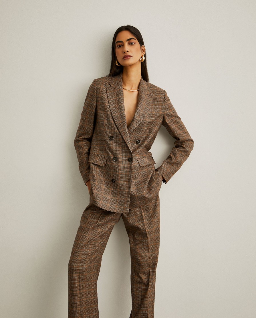 Lion Of Porches Blazers | Blazer De Trespasse Pied De Poule