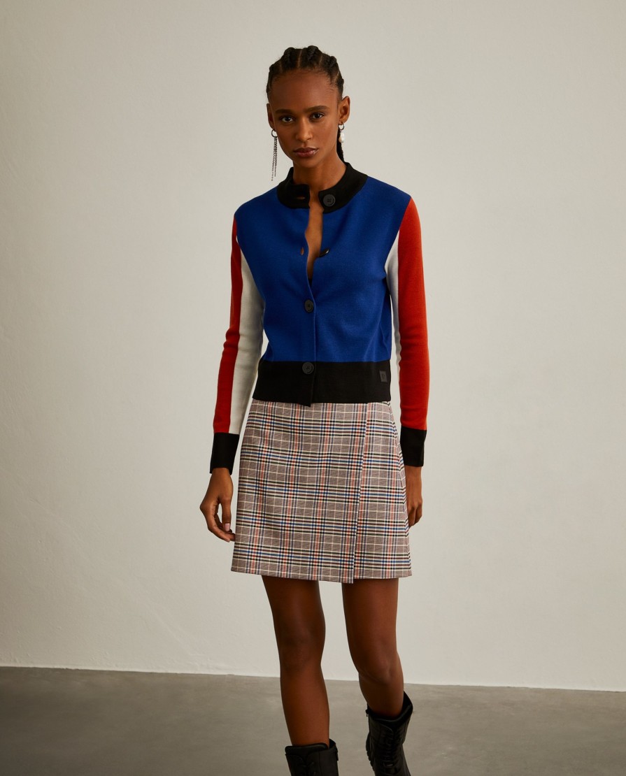 Lion Of Porches Cardigans | Casaco De Malha Colorblock