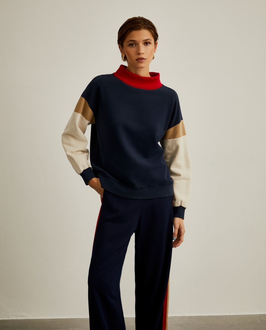 Lion Of Porches Camisolas | Camisola De Malha Colorblock