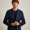 Lion Of Porches Blazers | Blazer Slim Fit Em Algodao E La