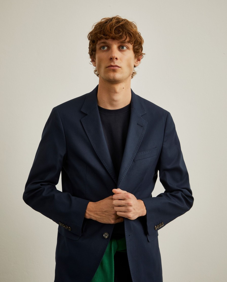 Lion Of Porches Blazers | Blazer Slim Fit Em Algodao E La