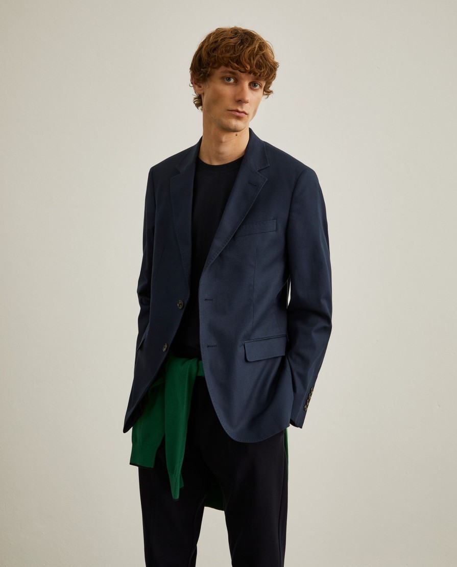 Lion Of Porches Blazers | Blazer Slim Fit Em Algodao E La