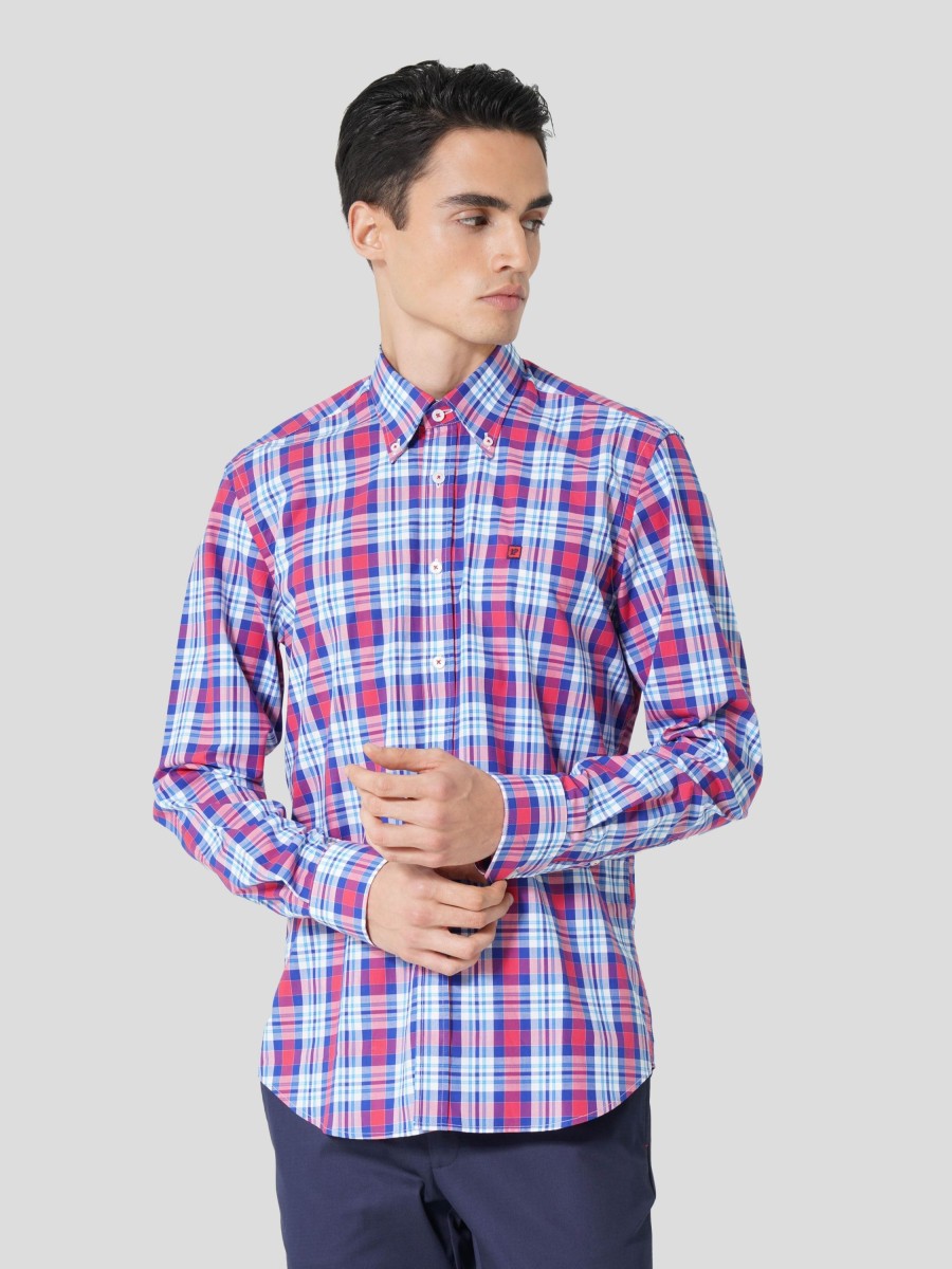 Lion Of Porches Slim Fit | Camisa Xadrez Slim Fit