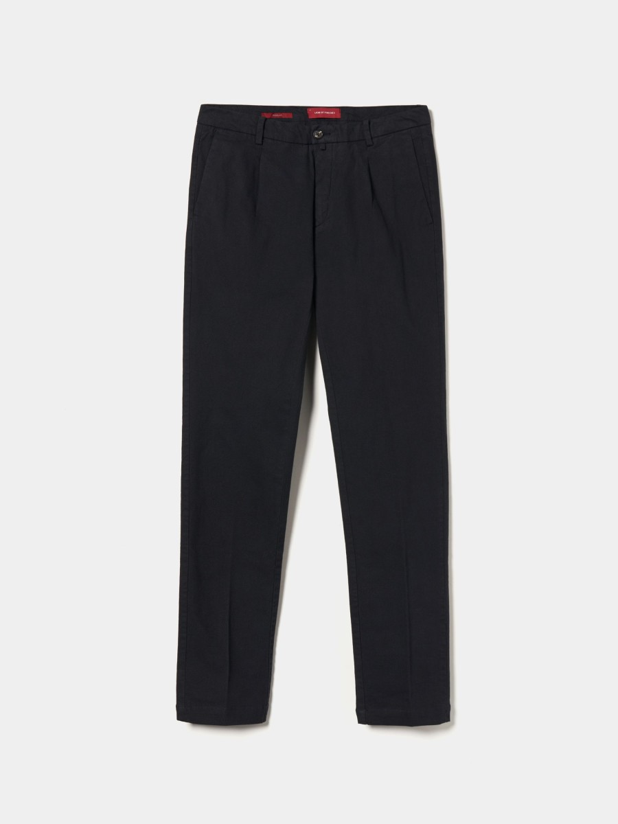 Lion Of Porches Calcas & Calcoes | Calcas Chino Regular Fit Com Pregas