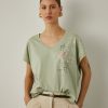 Lion Of Porches T-Shirts | T-Shirt Decote Em V Com Estampado