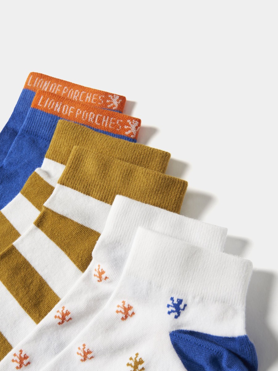 Lion Of Porches Meias E Underwear | Pack De Meias Soquetes Coloridas