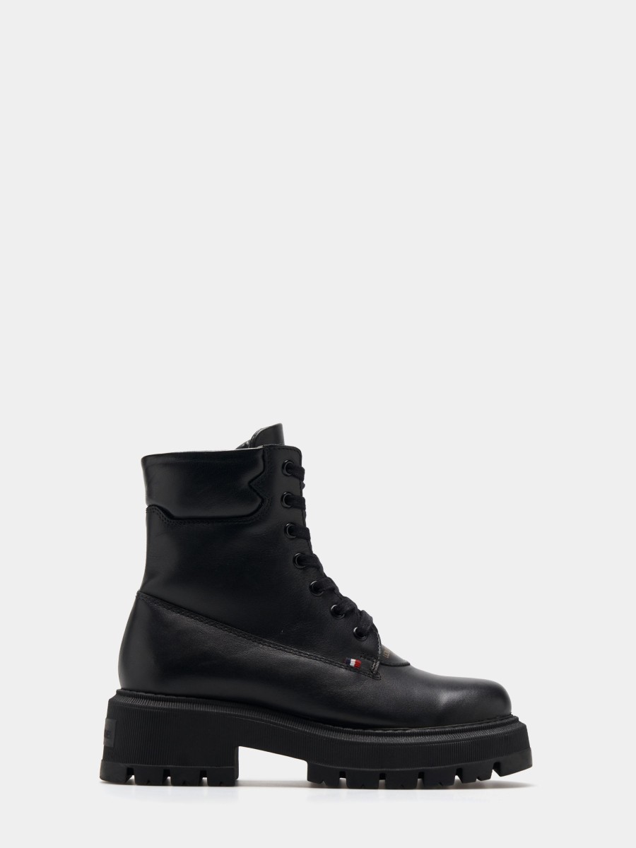 Lion Of Porches Botas | Botas Em Pele Com Cordoes