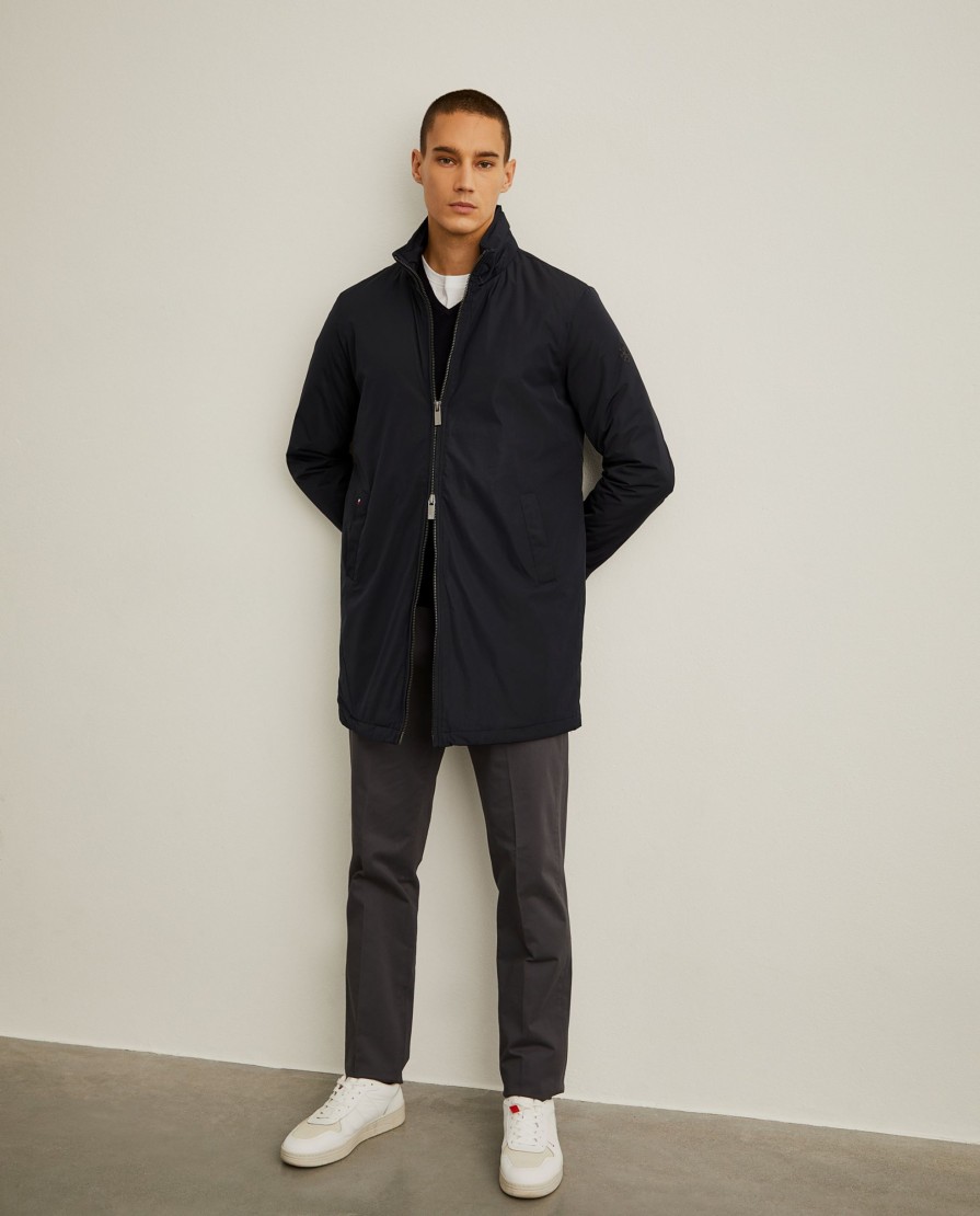 Lion Of Porches Blusoes | Parka Acolchoada Com Capuz Embutido