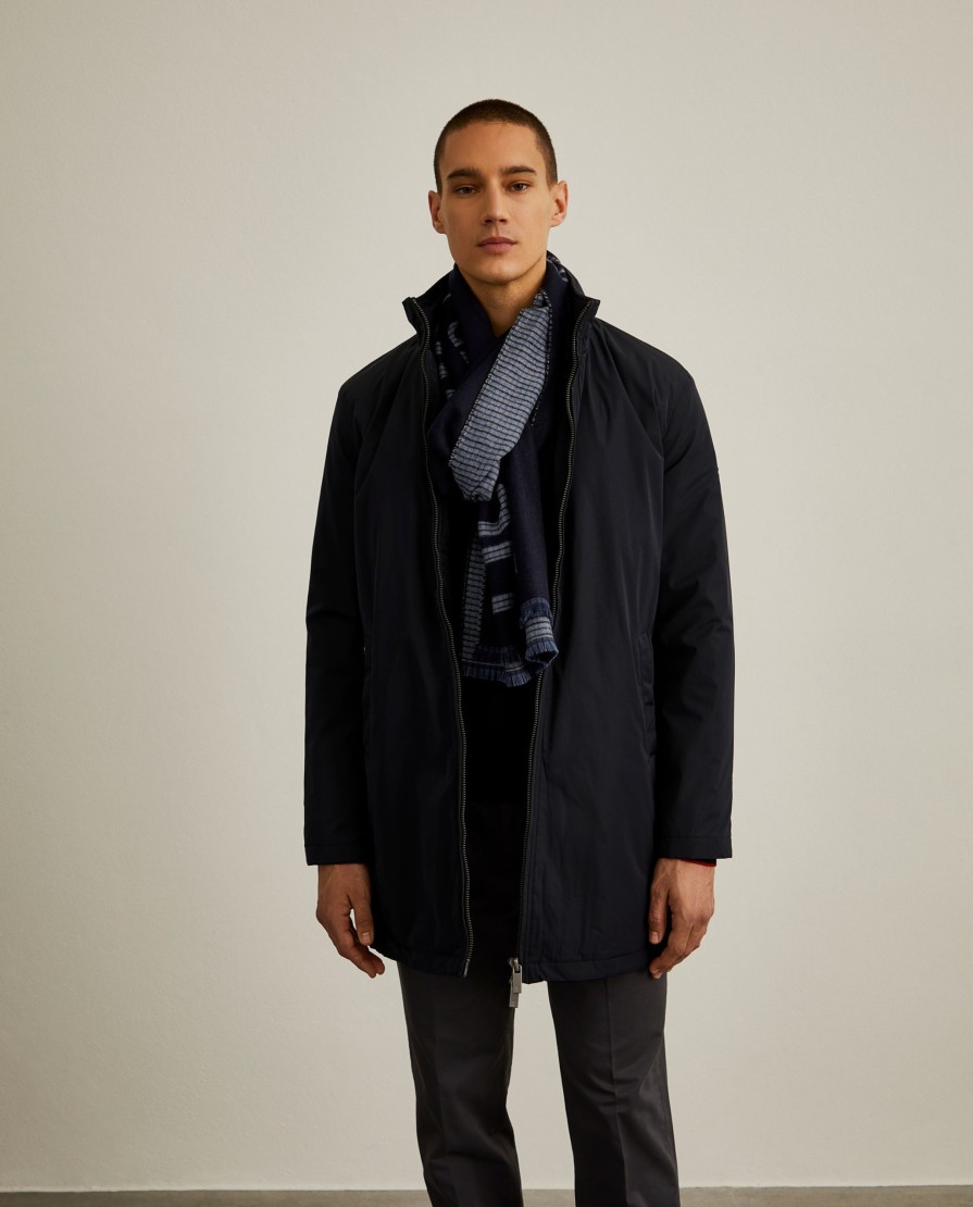 Lion Of Porches Blusoes | Parka Acolchoada Com Capuz Embutido