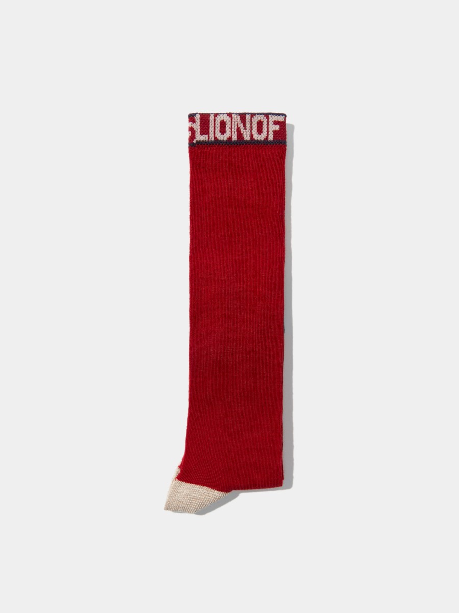 Lion Of Porches Complementos | Meias Altas Com Lettering