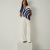 Lion Of Porches Blusas | Blusa Decote Redondo Com Padrao Geometrico