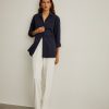 Lion Of Porches Camisas | Camisa Em Algodao Com Bordado Ingles
