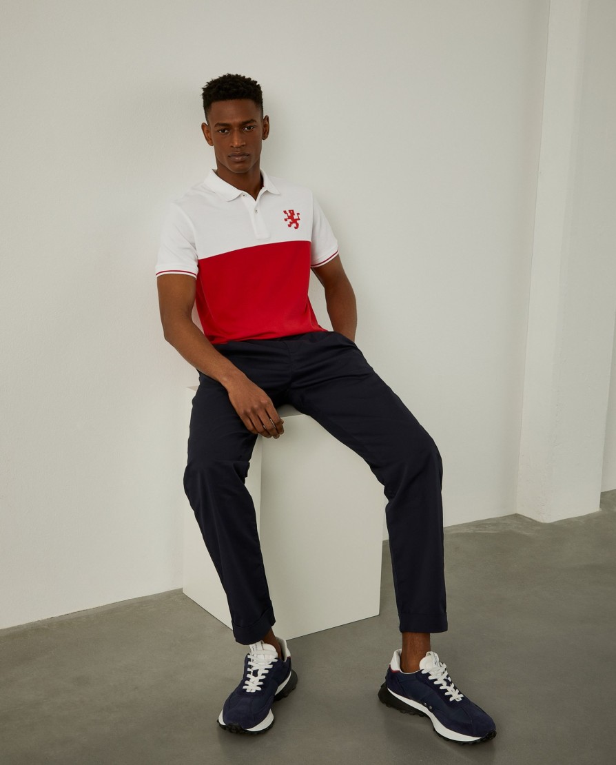 Lion Of Porches Polos | Polo Bicolor Slim Fit