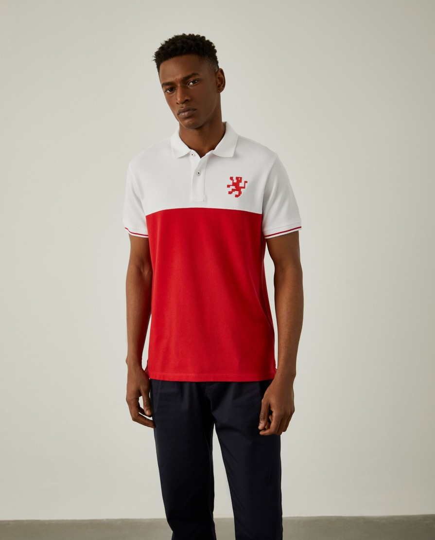 Lion Of Porches Polos | Polo Bicolor Slim Fit