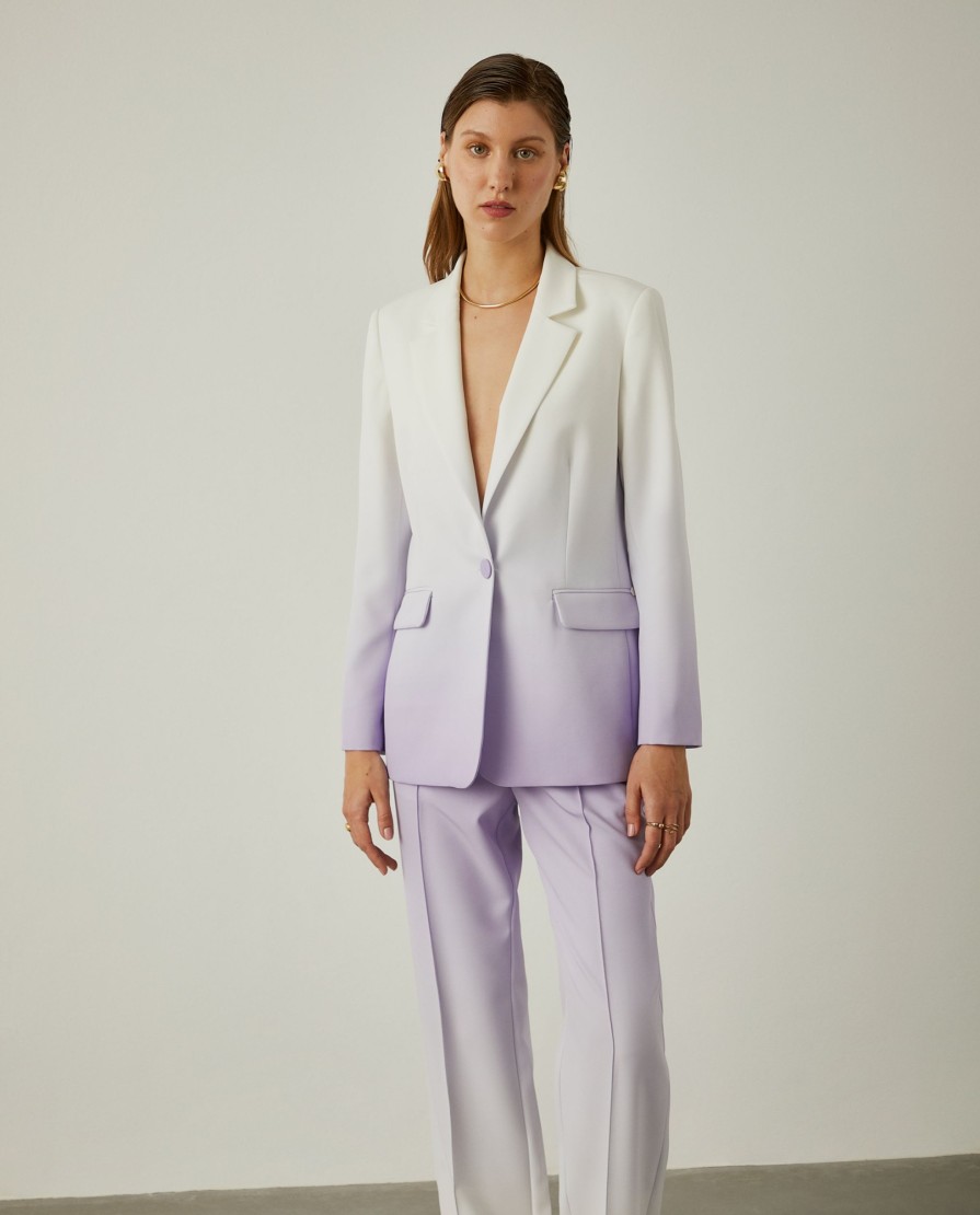 Lion Of Porches Blazers | Blazer De Um Botao Com Padrao Degrade