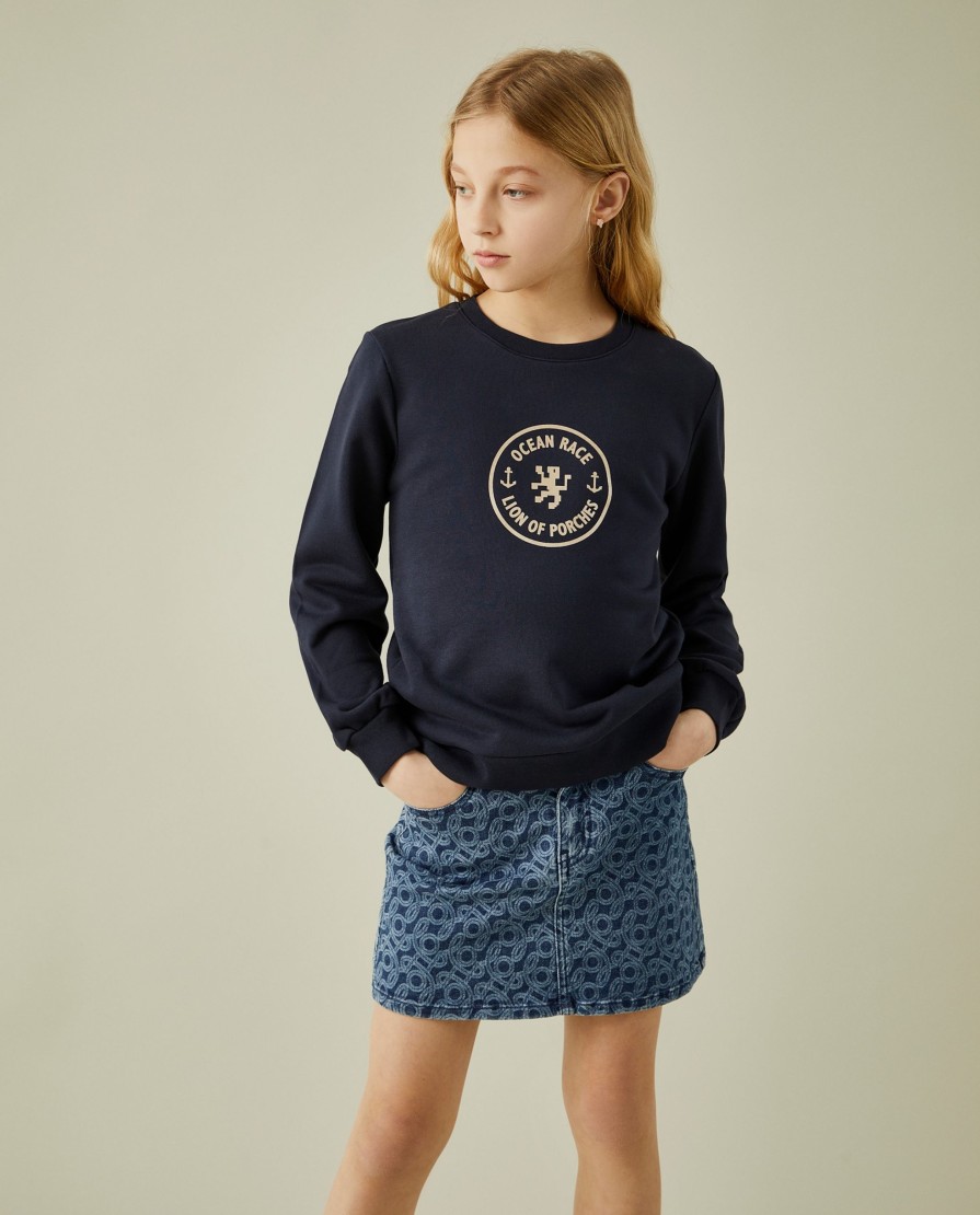 Lion Of Porches Camisolas | Sweater Manga Comprida Com Estampado