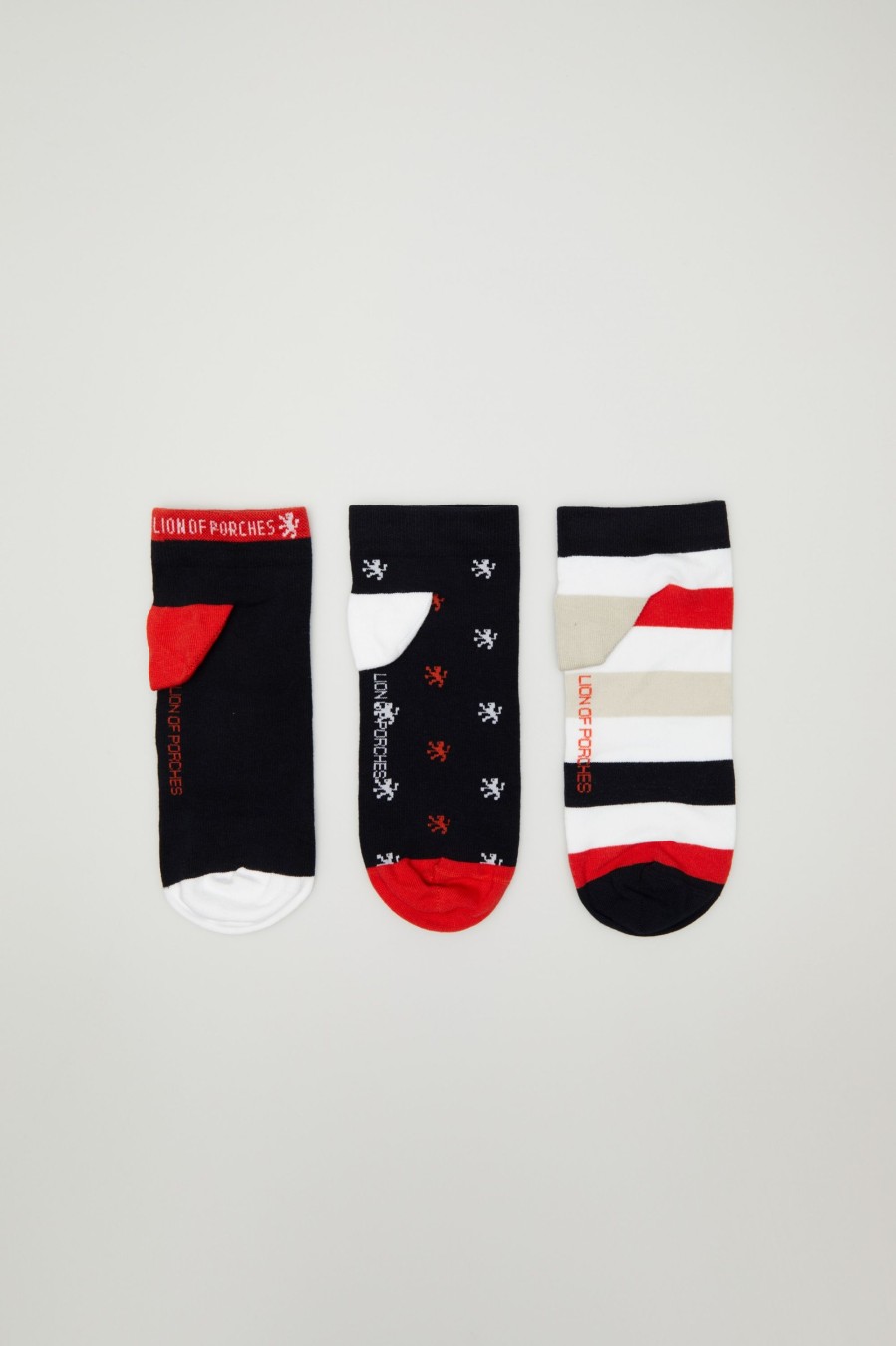 Lion Of Porches Meias E Underwear | Pack De Tres Pares De Meias Soquetes