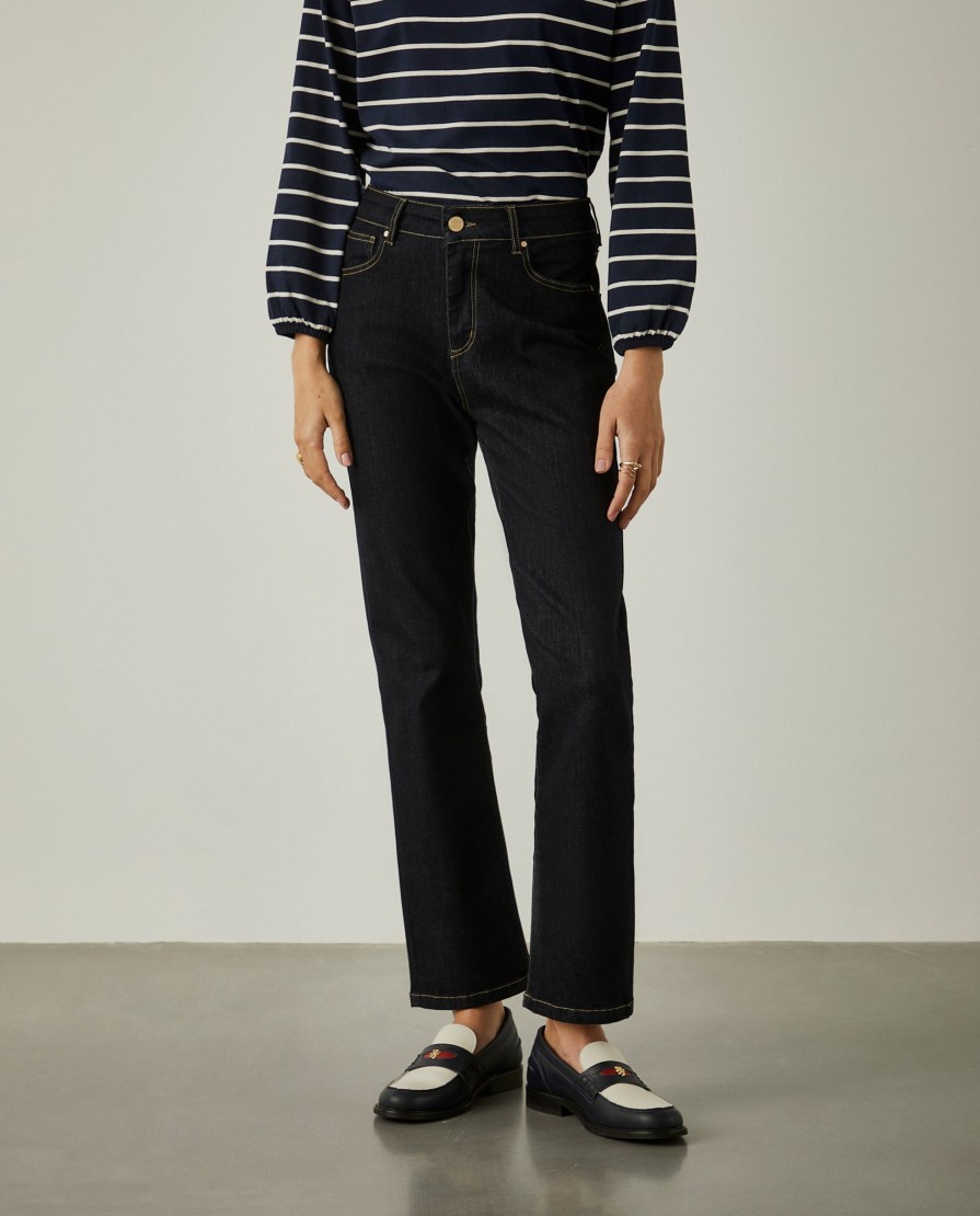 Lion Of Porches Calcas | Calcas Denim Regular Fit Lavagem Escura