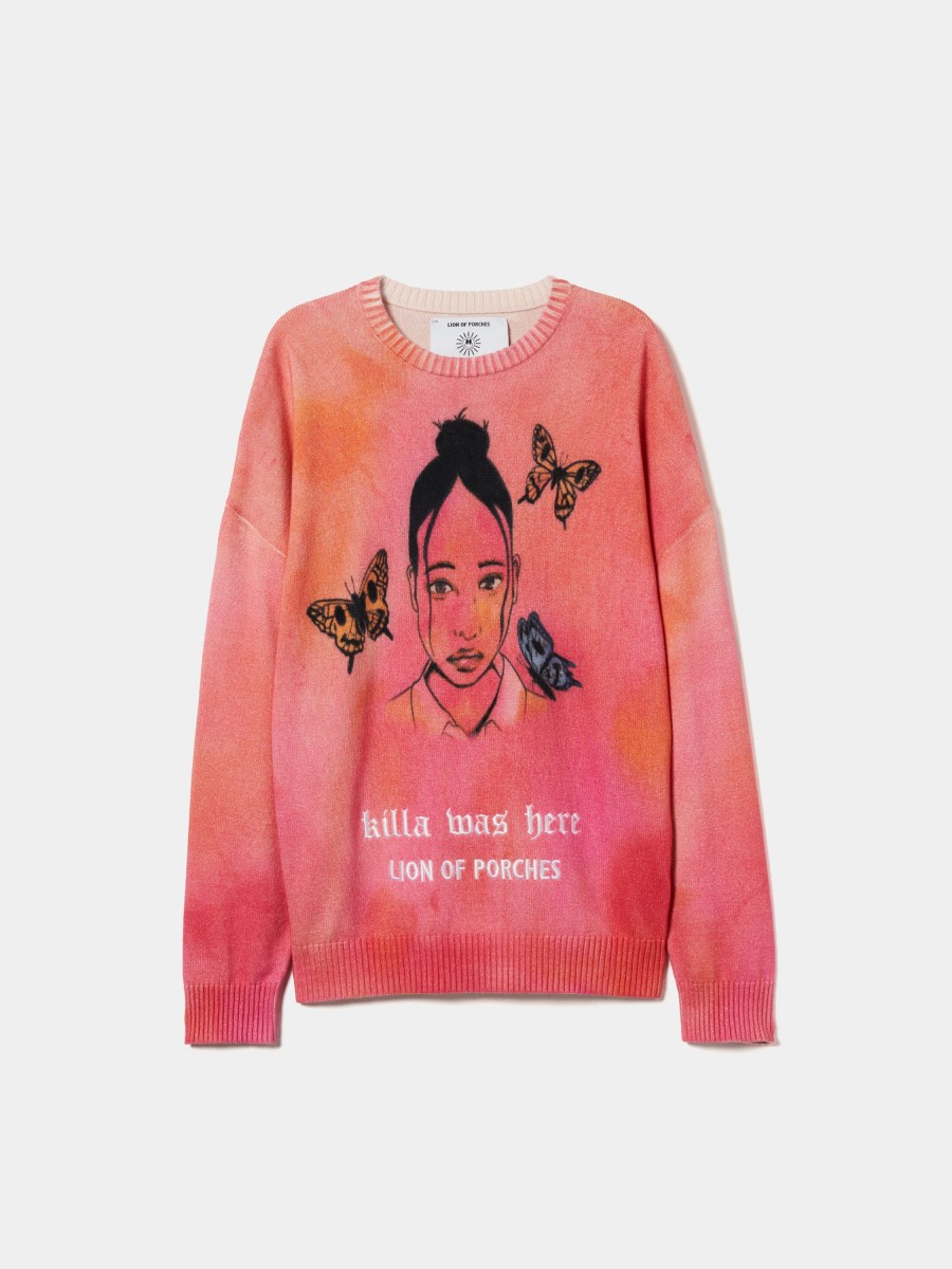 Lion Of Porches Camisolas | Camisola De Malha Tie Dye Lion X Killa
