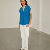 Lion Of Porches Blusas | Blusa Fluida Assimetrica