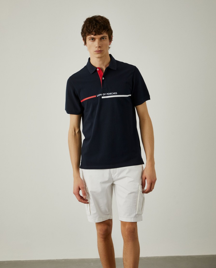 Lion Of Porches Polos | Polo Pique Com Logotipo